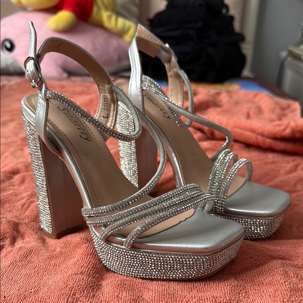 Sparkly Platform Heels